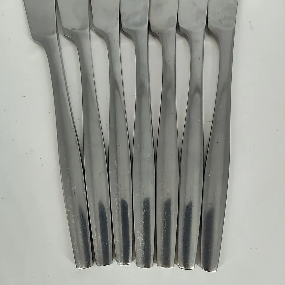 7X BK Variation V Butter Knives Dansk Designs Finland IHQ Stainless MCM